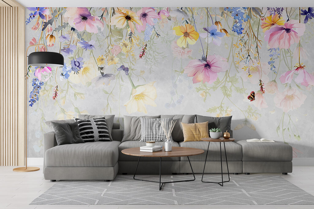 Fiori pendenti ad acquerello — ambiente 5