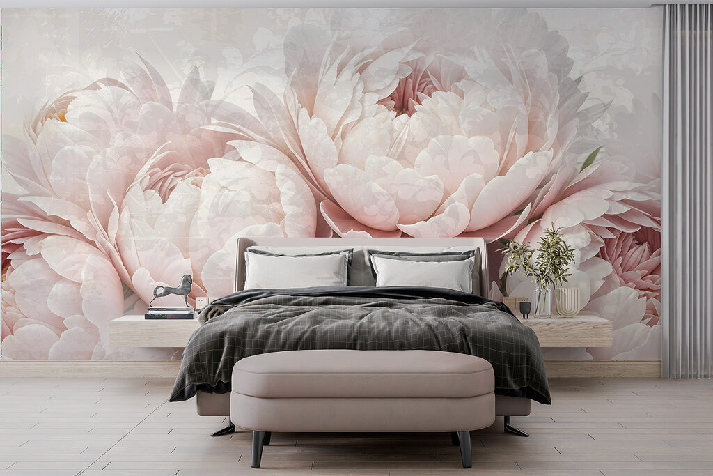 Peonie rosa pallido — ambiente 1