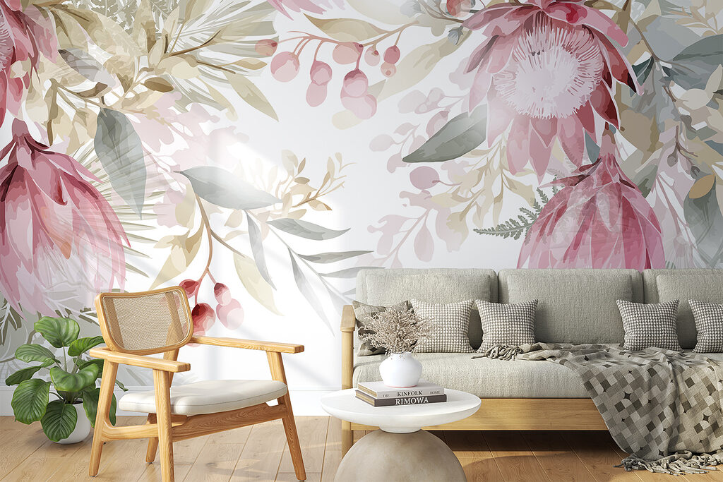 Fiori rosa in alto — ambiente 4