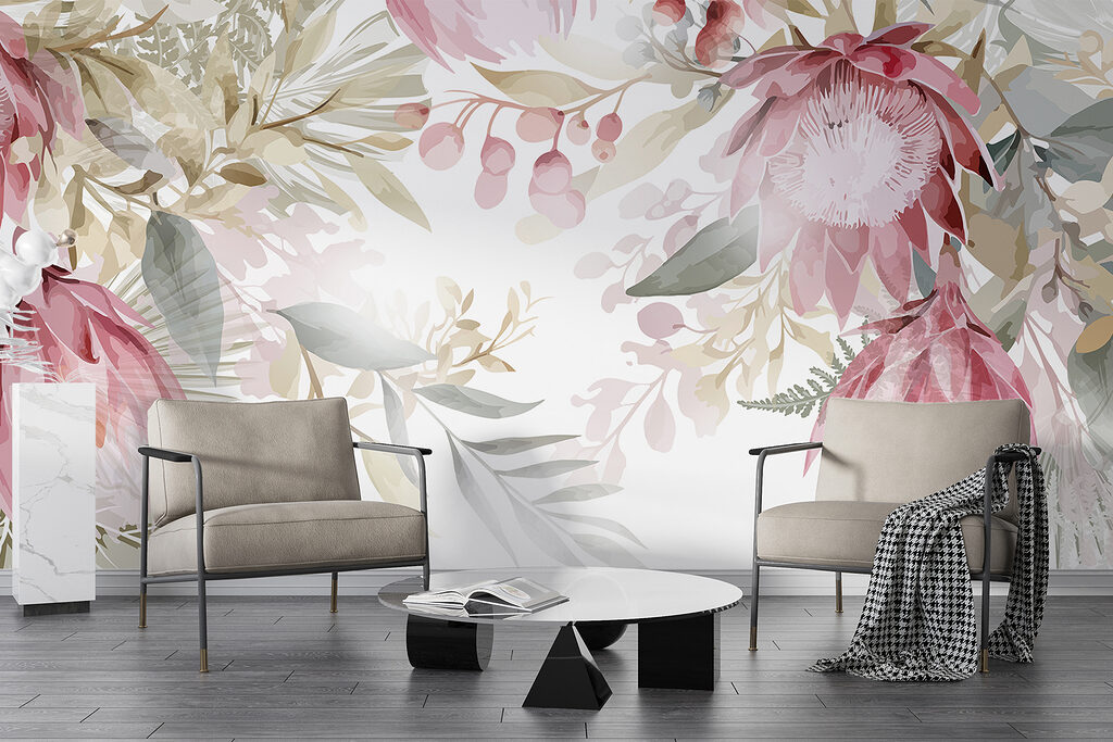 Fiori rosa in alto — ambiente 5