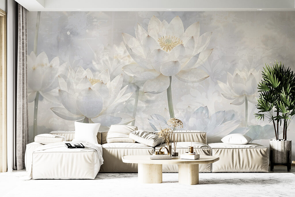 Loto bianco nella bruma — ambiente 2