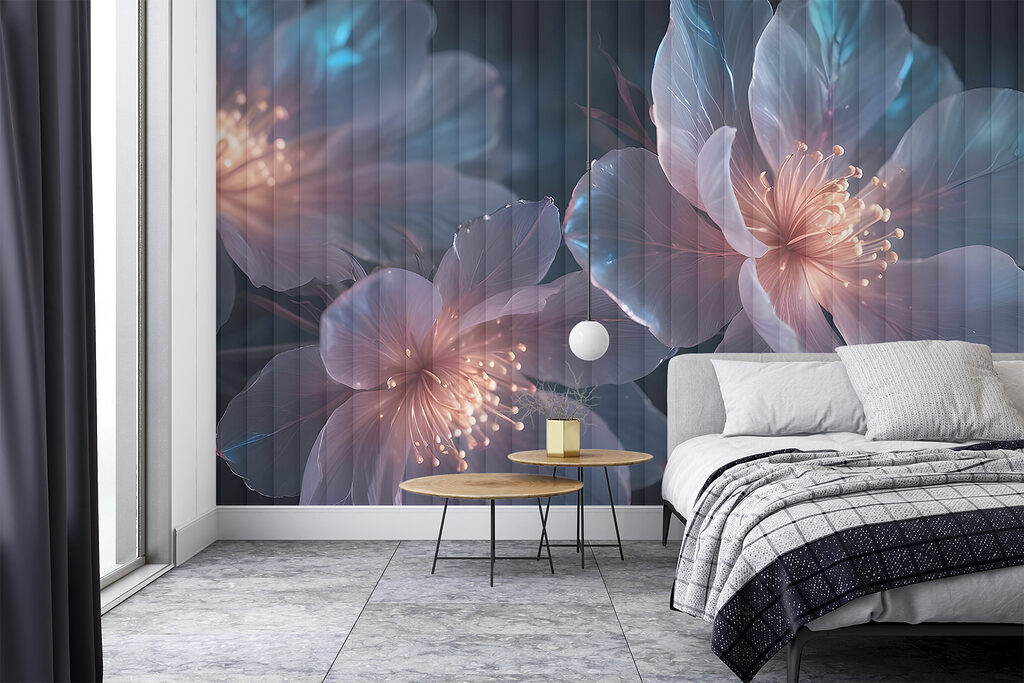 Fiori blu con scintille — ambiente 2