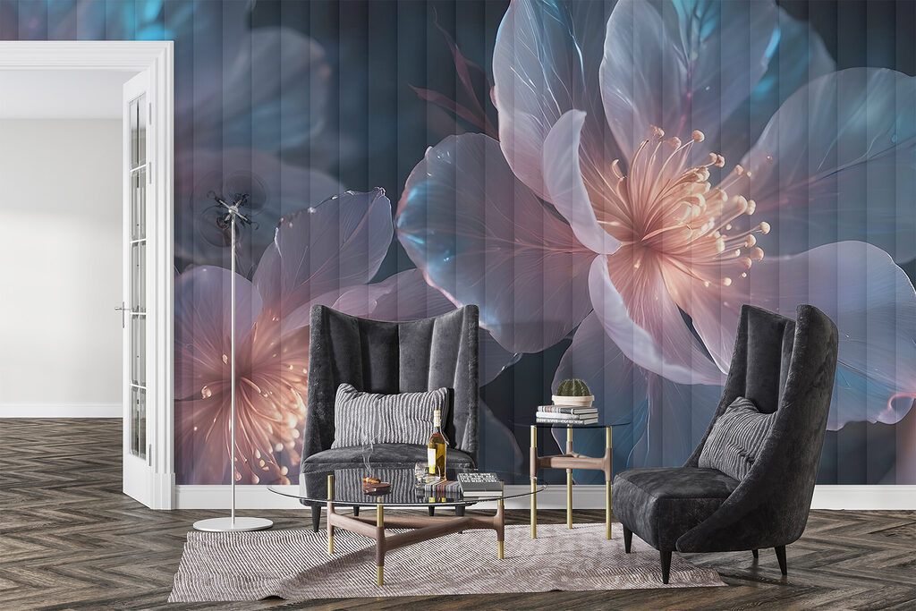 Fiori blu con scintille — ambiente 5