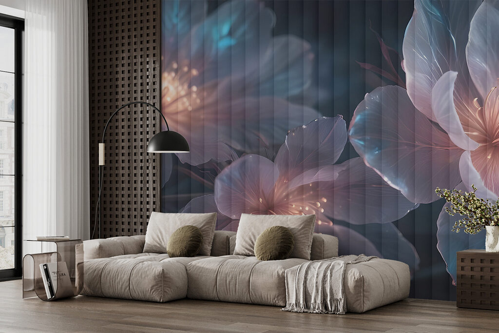 Fiori blu con scintille — ambiente 6