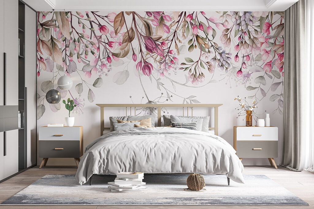 Fiori rosa pendenti — ambiente 1