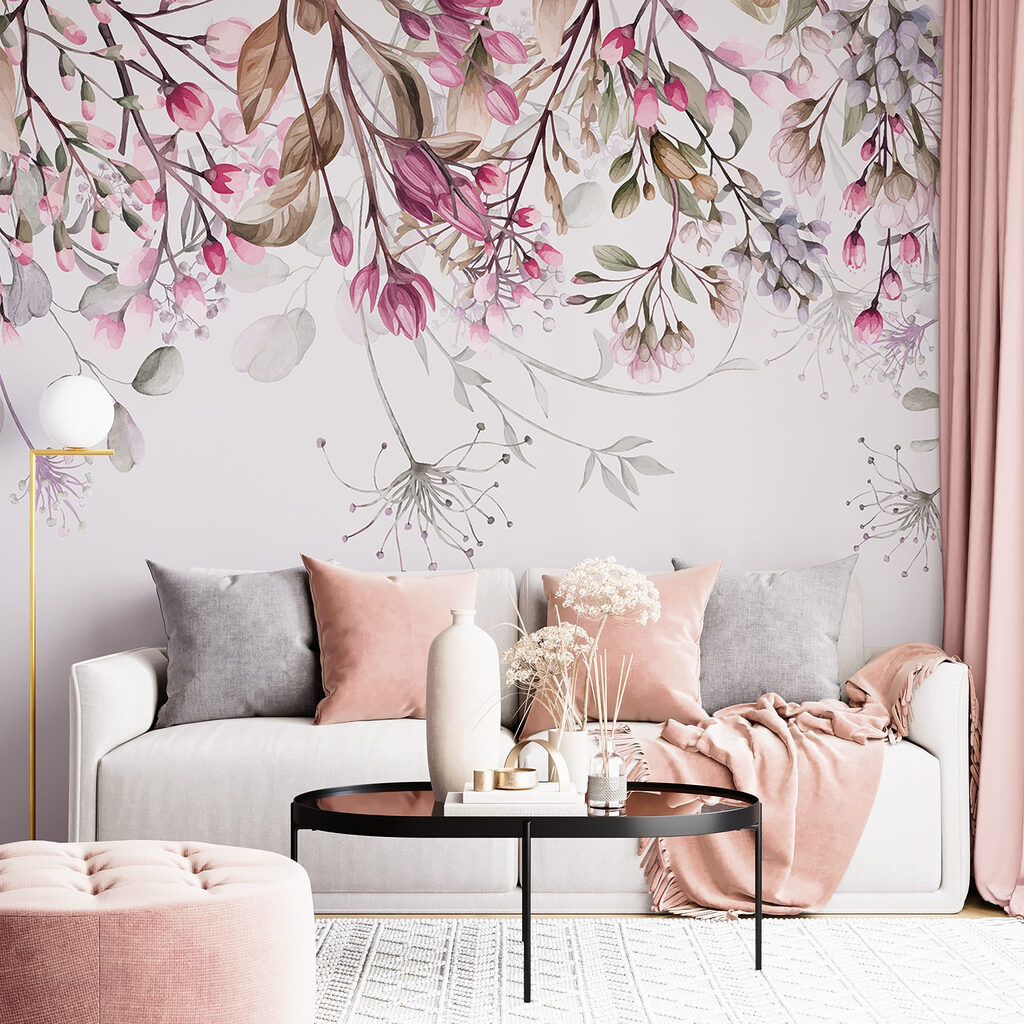 Fiori rosa pendenti — ambiente 5