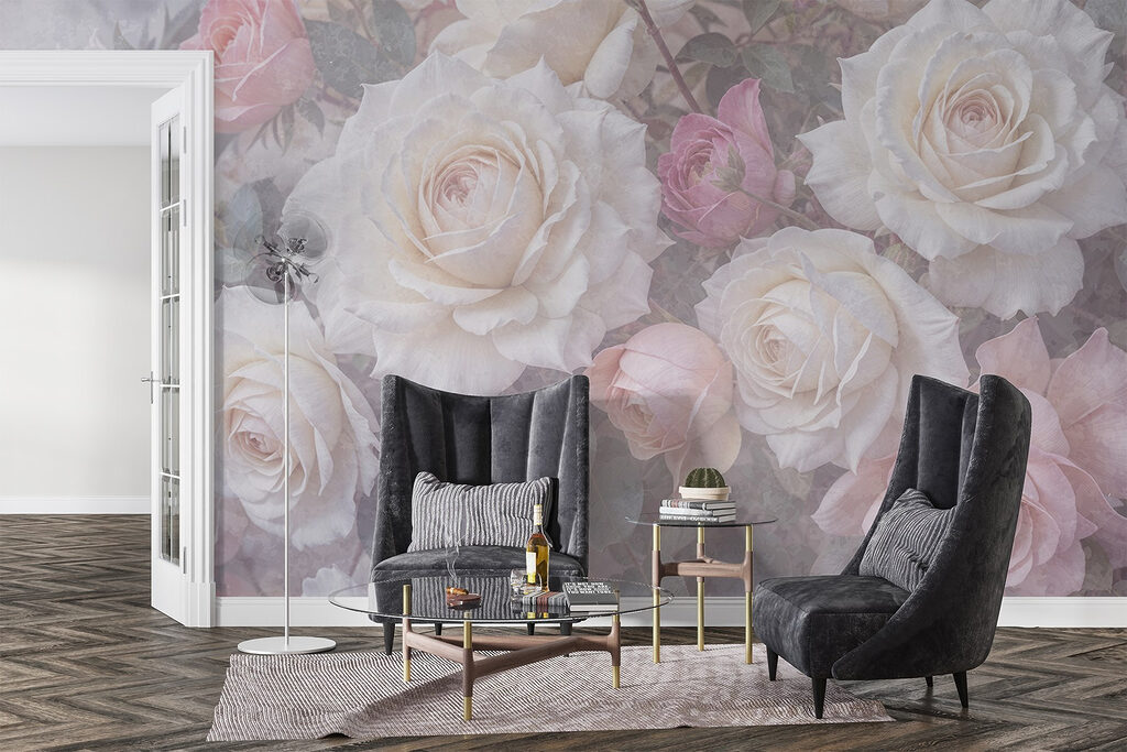 Rose rosa su sfumature — ambiente 4