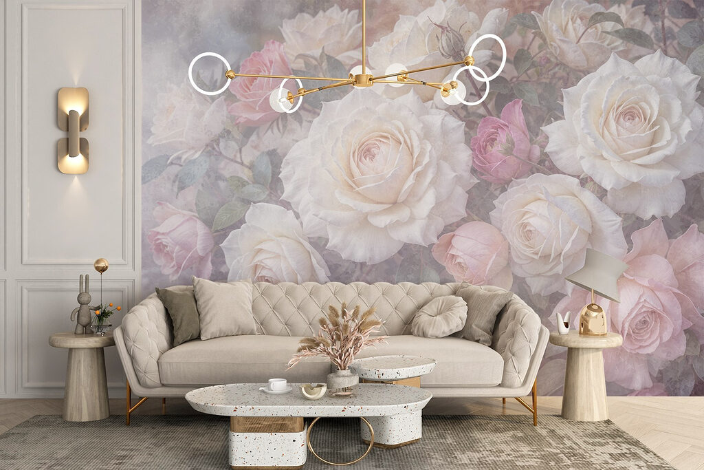 Rose rosa su sfumature — ambiente 6