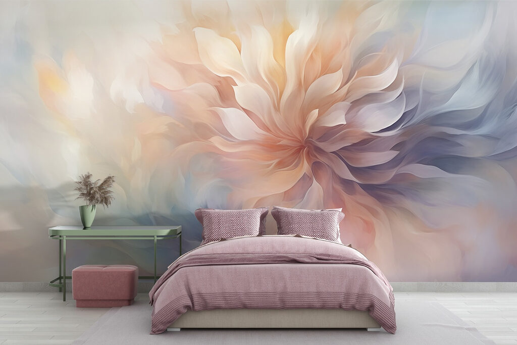 Fiore dai colori sfumati in un ambiente