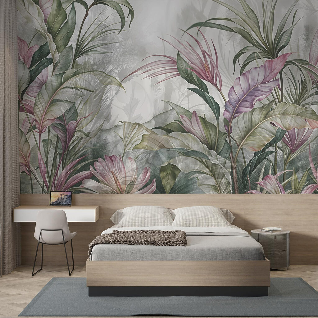 Foglie tropicali fitte — ambiente 1