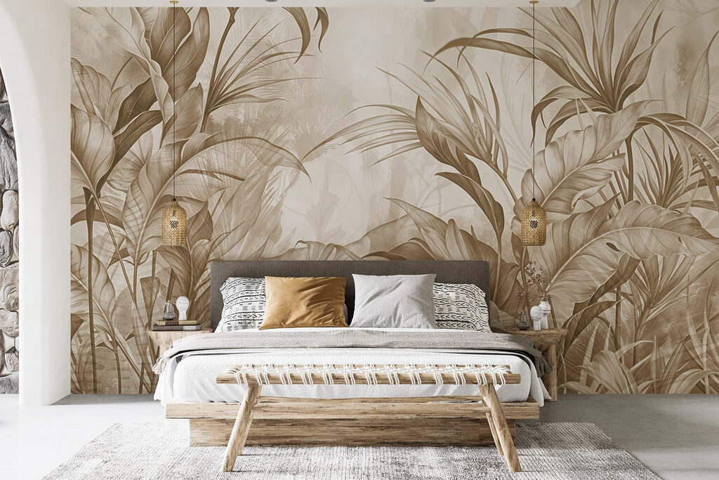 Foglie tropicali fitte — ambiente 1