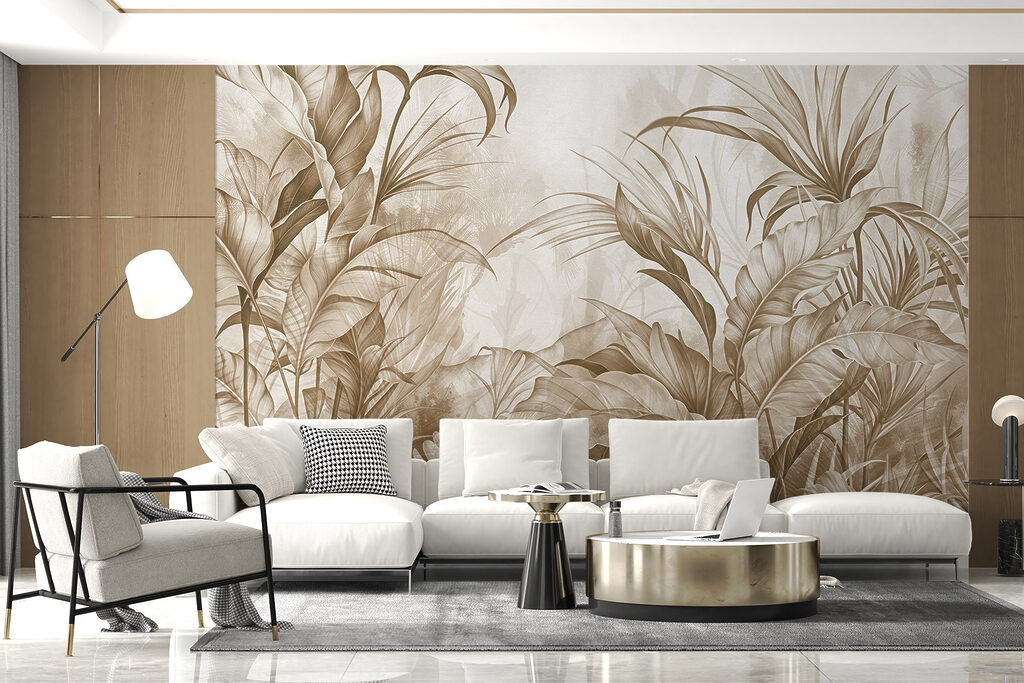 Foglie tropicali fitte — ambiente 5