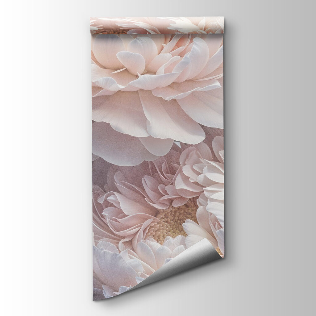 Peonie rosa su antracite — vista del prodotto