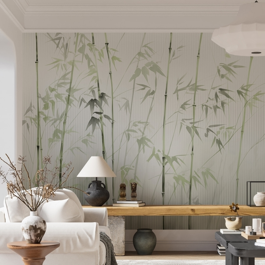 Bambù in file sottili — ambiente 2
