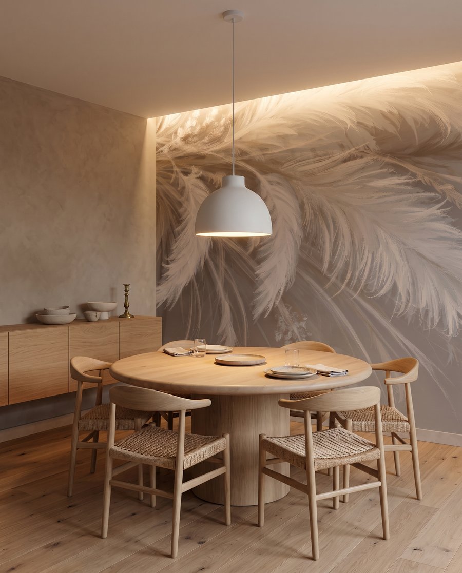 Piume in ombra calda — ambiente 3