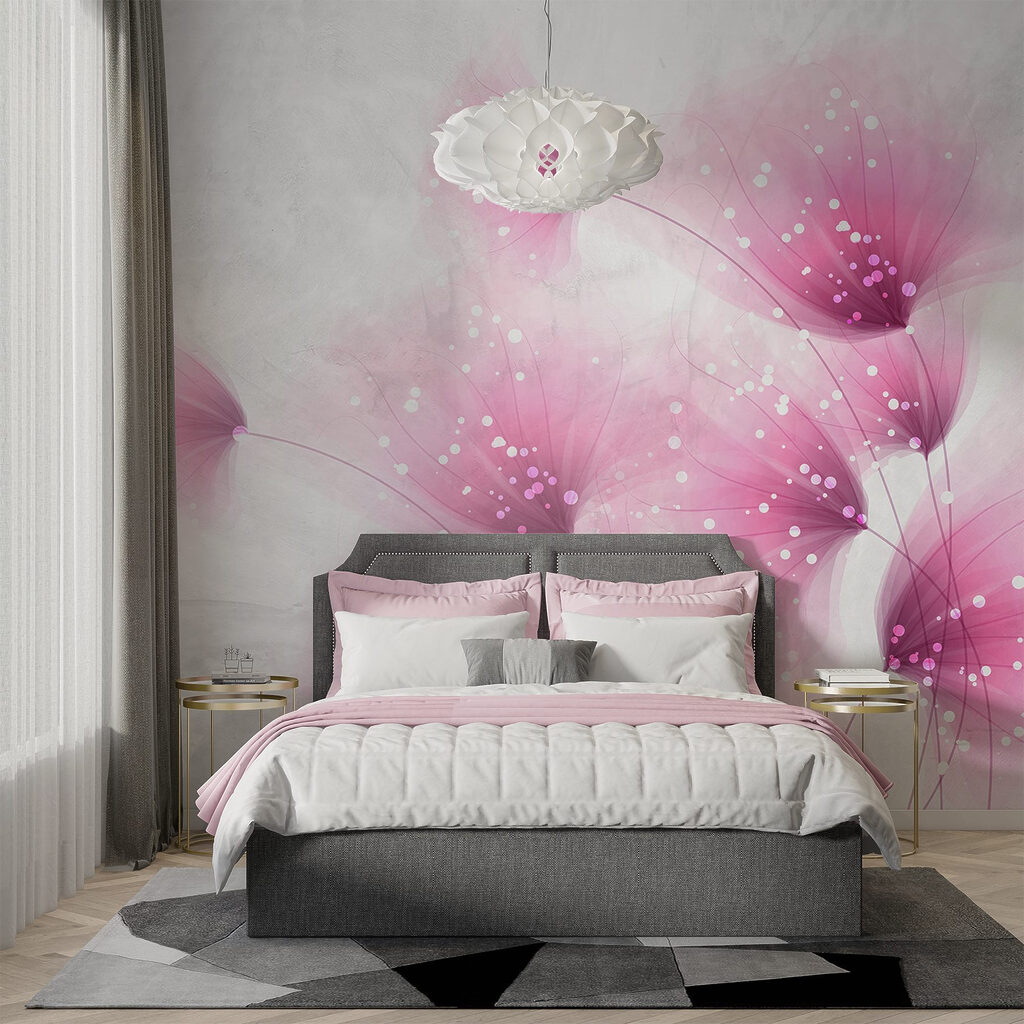 Fiori rosa sfumati — ambiente 2