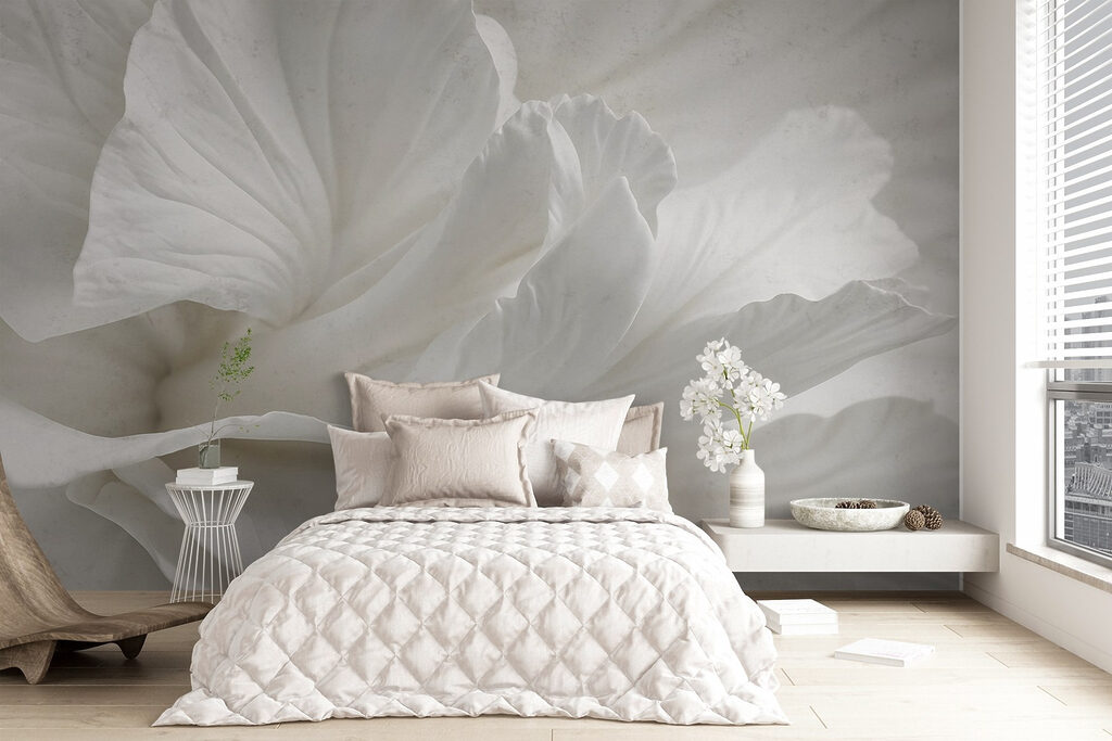 Fiore bianco da vicino — ambiente 1
