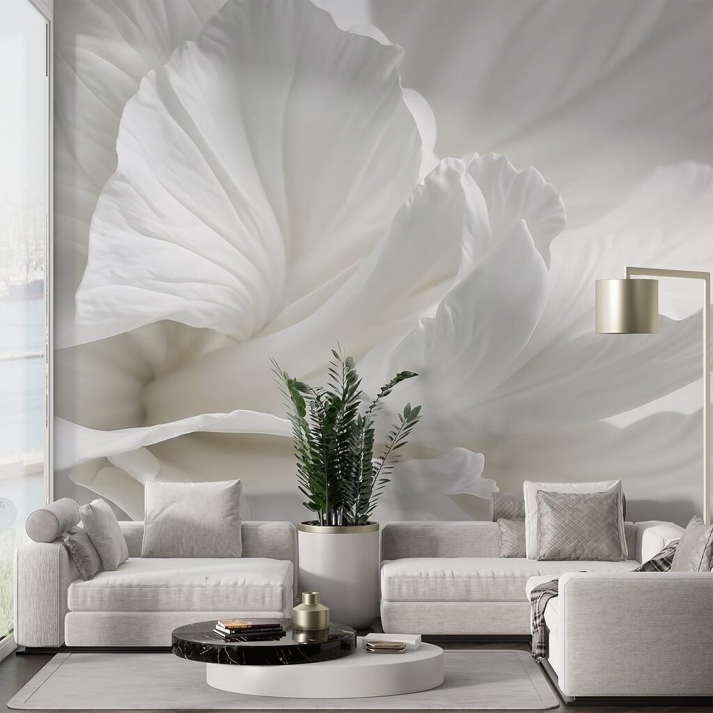 Fiore bianco da vicino — ambiente 4