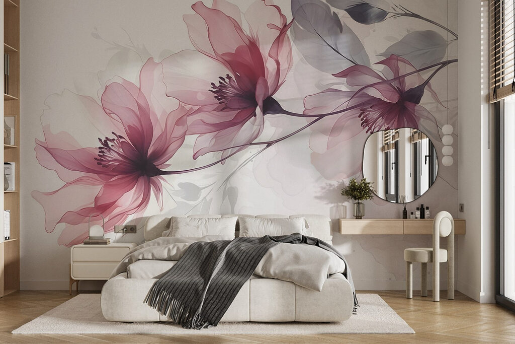 Fiori rosa su rami — ambiente 2