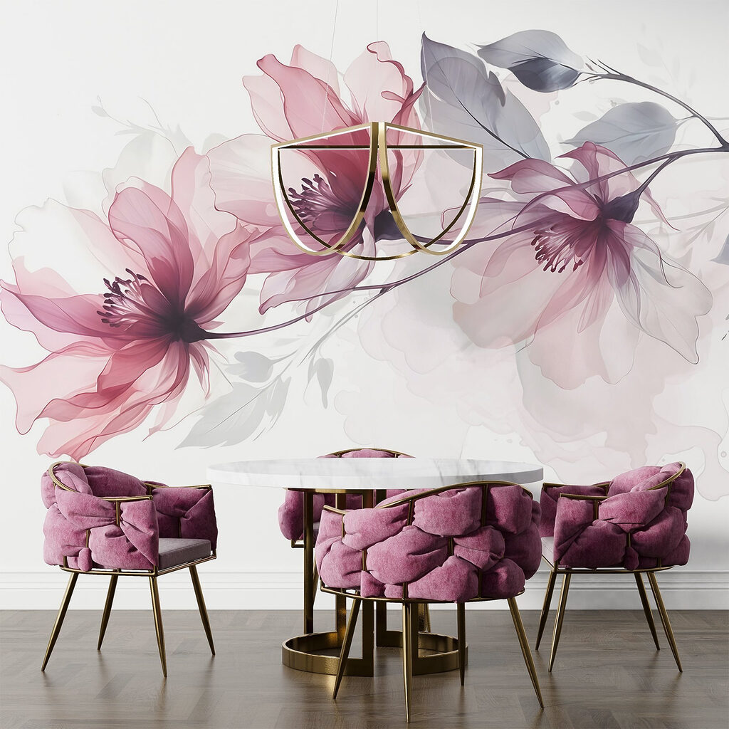 Fiori rosa su rami — ambiente 6