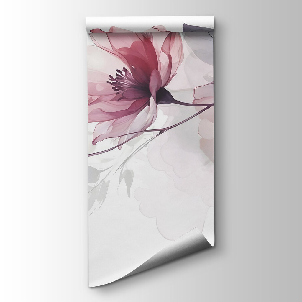 Fiori rosa su rami — vista del prodotto