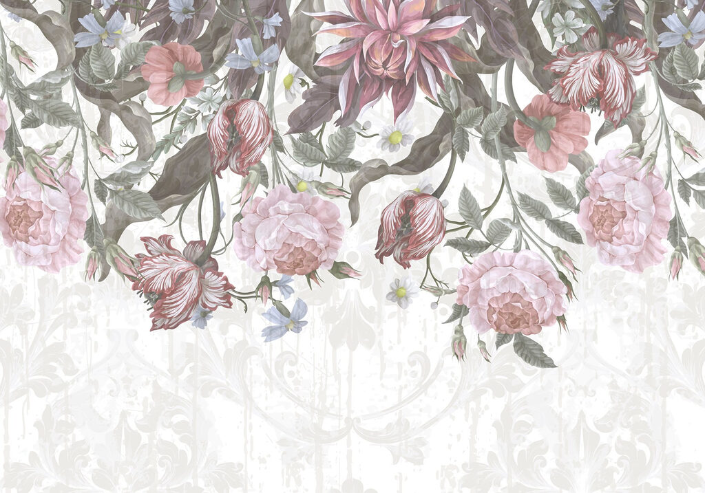 Fiori pendenti dall’alto — design completo