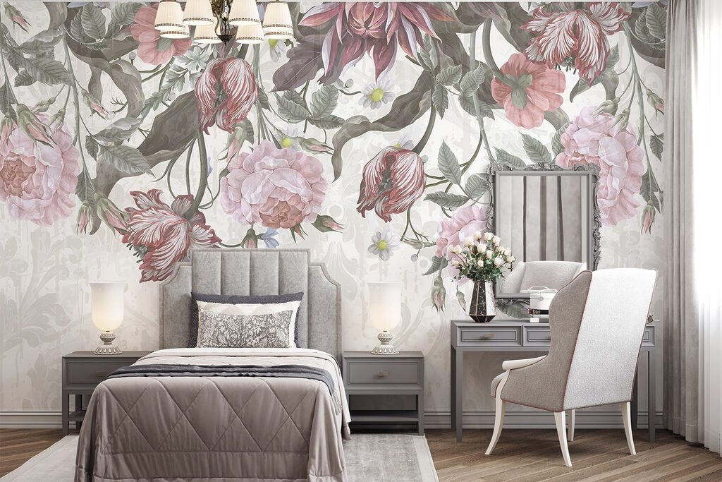 Fiori pendenti dall’alto — ambiente 1