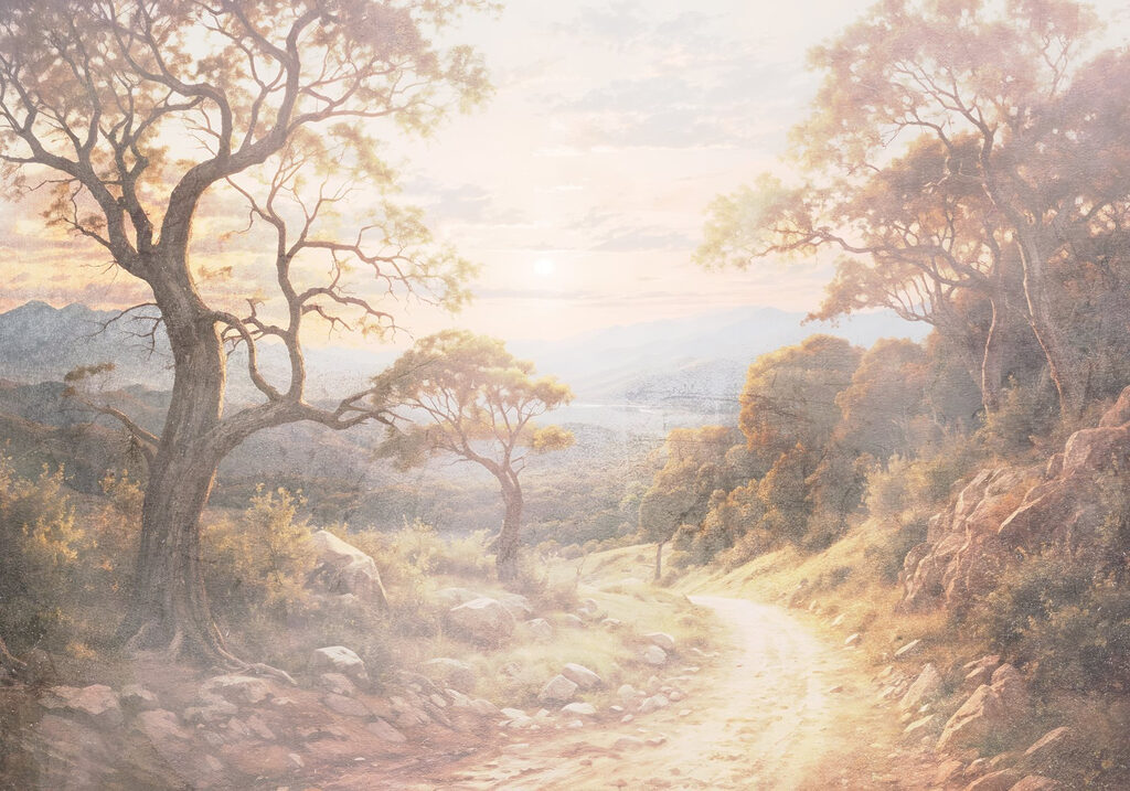 Sentiero nel bosco — design completo