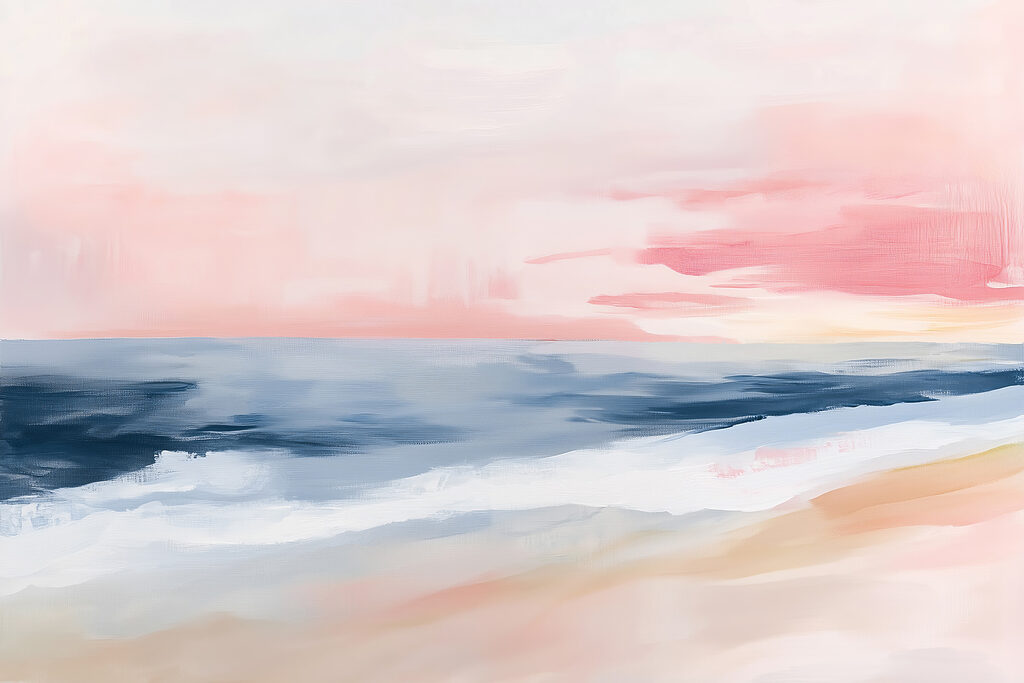 Cielo rosa sul mare — design completo