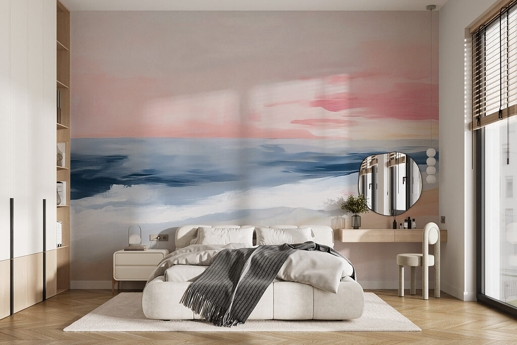 Cielo rosa sul mare — ambiente 1