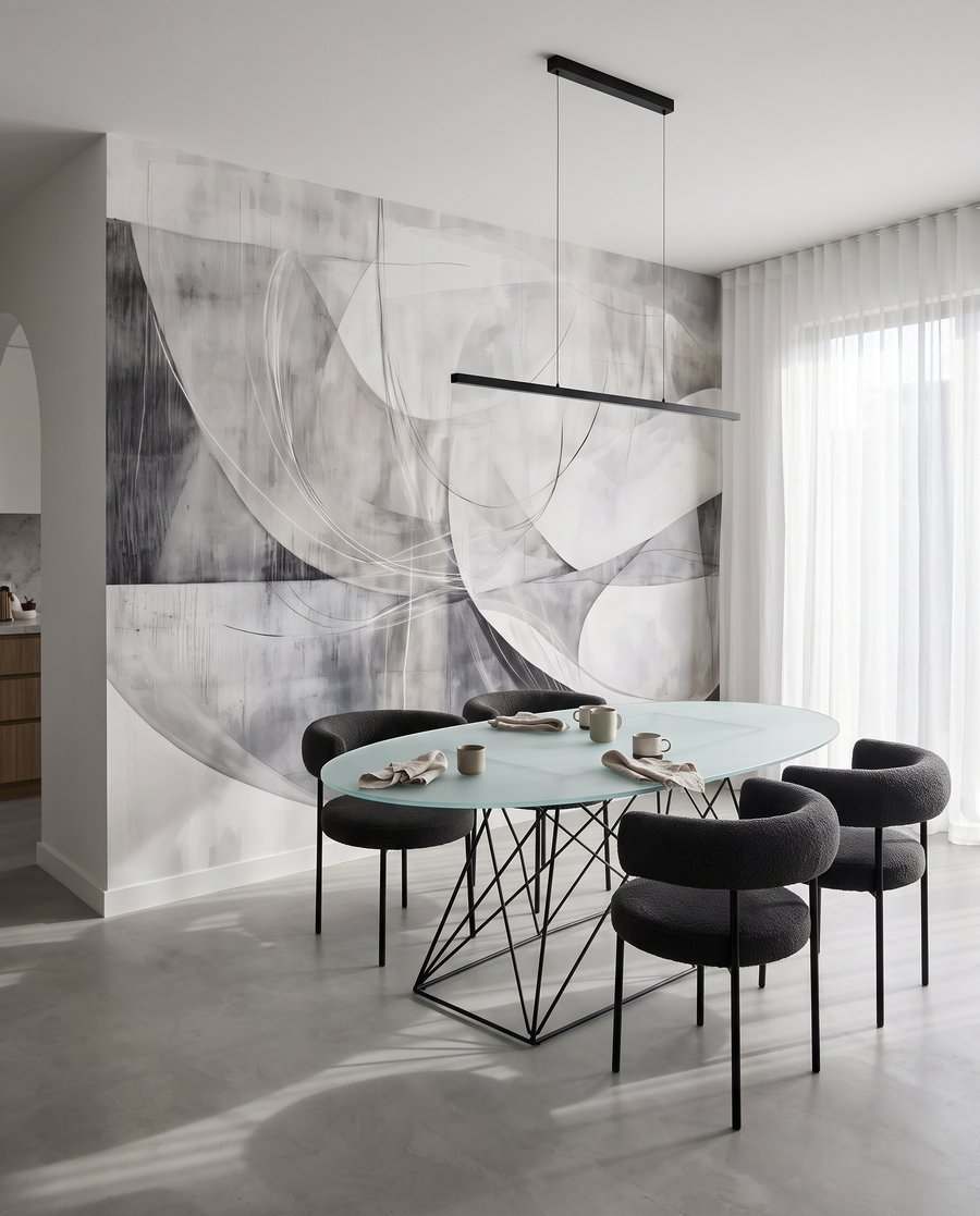 Archi su superfici trasparenti — ambiente 1