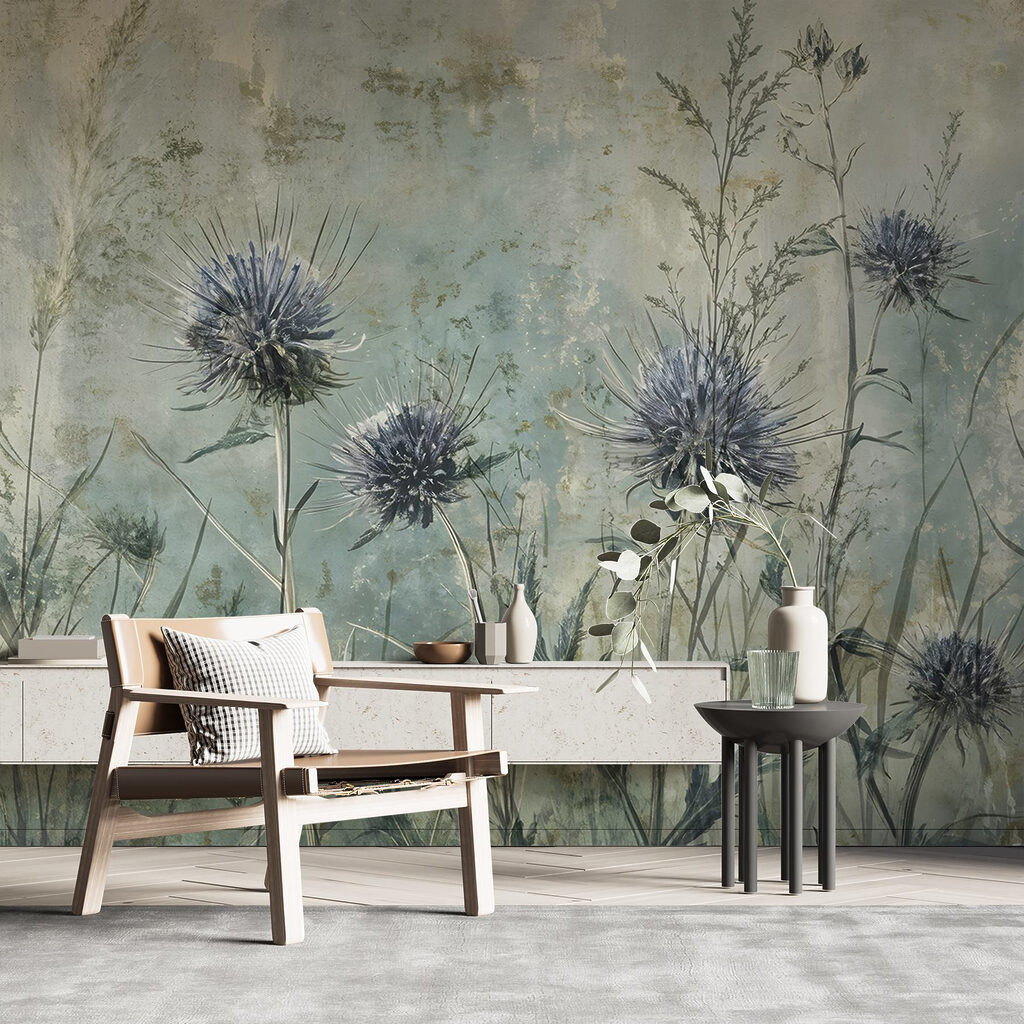 Cardi in prato verde — ambiente 3