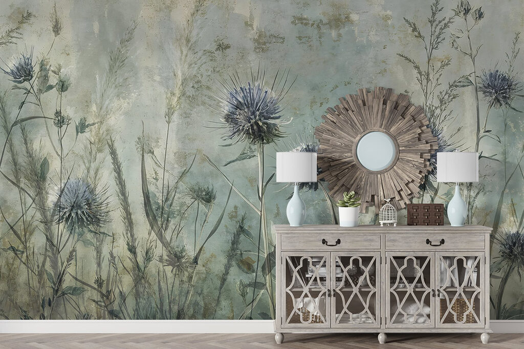 Cardi in prato verde — ambiente 4