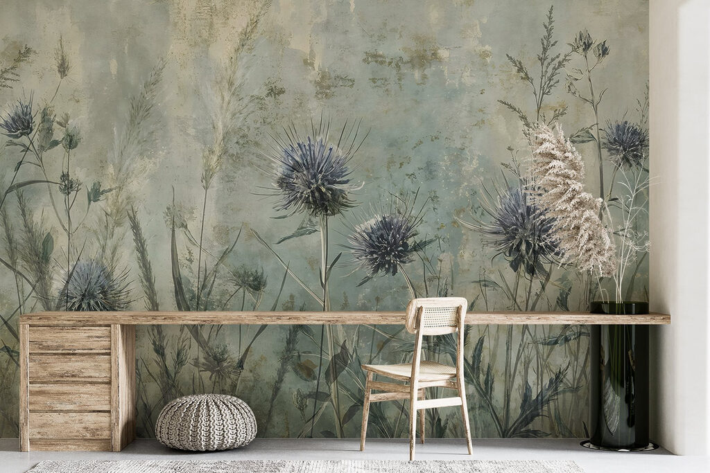 Cardi in prato verde — ambiente 6
