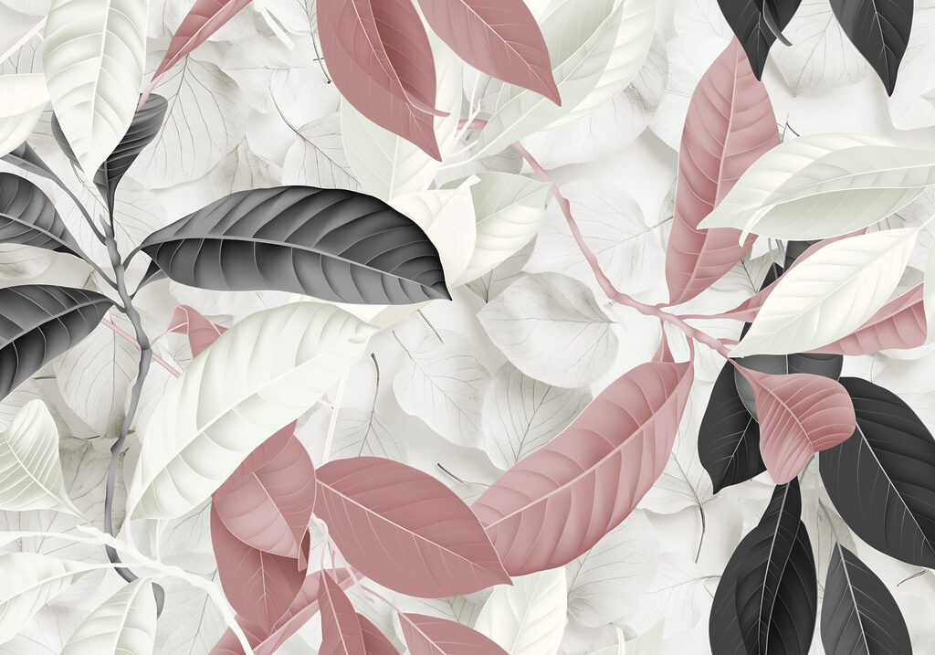 Foglie sovrapposte — design completo