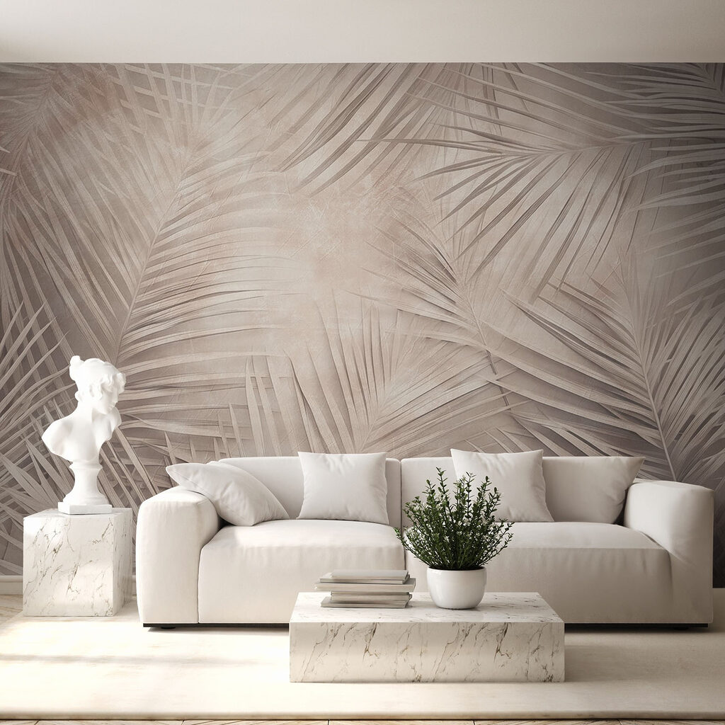 Palme fitte su taupe — ambiente 3