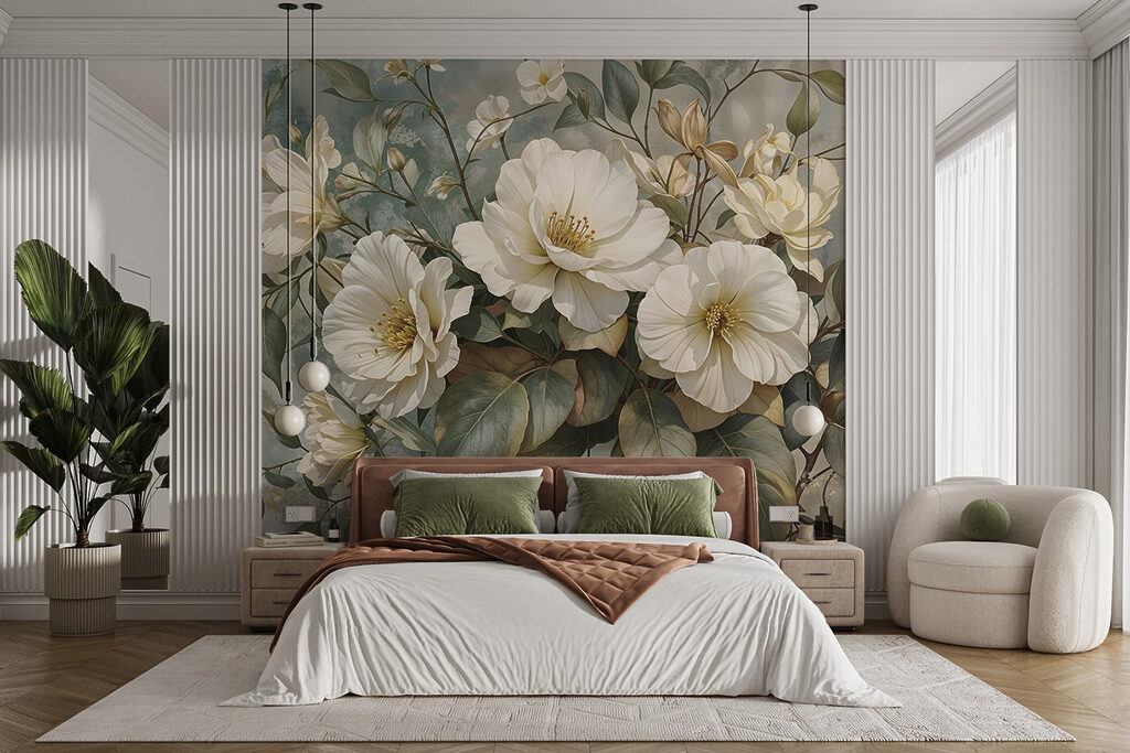 Bouquet bianco e verde — ambiente 1
