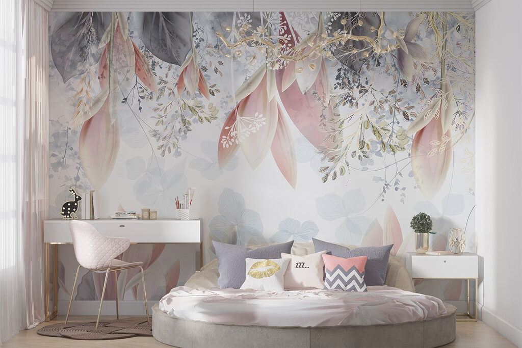 Fiori pastello pendenti — ambiente 2