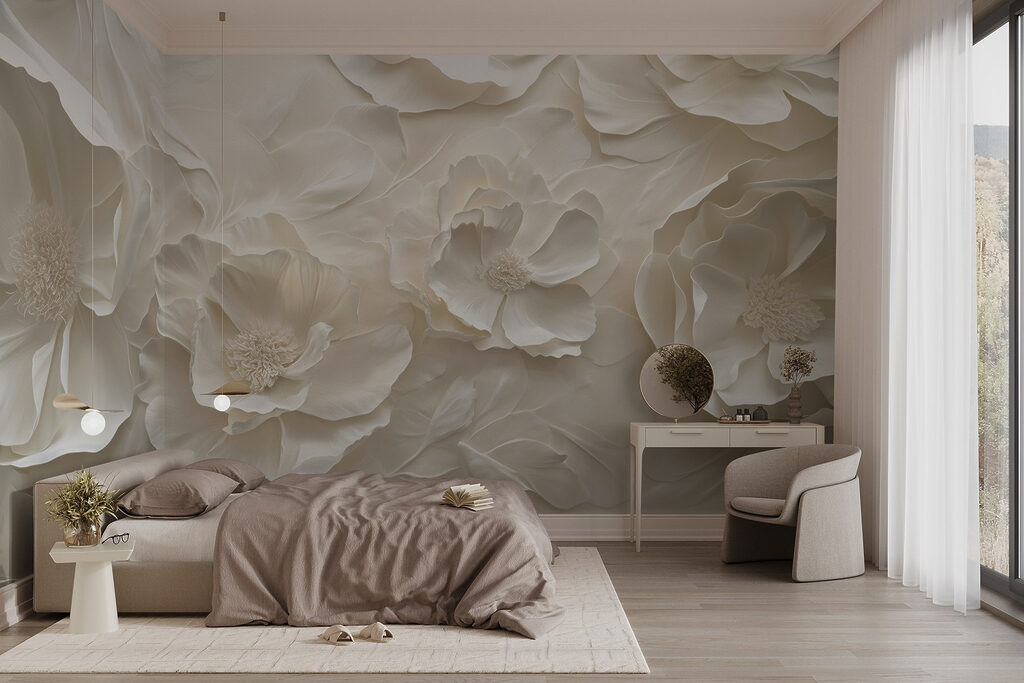 Onde di fiori bianchi — ambiente 3