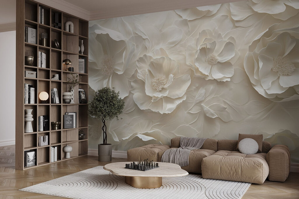 Onde di fiori bianchi — ambiente 4
