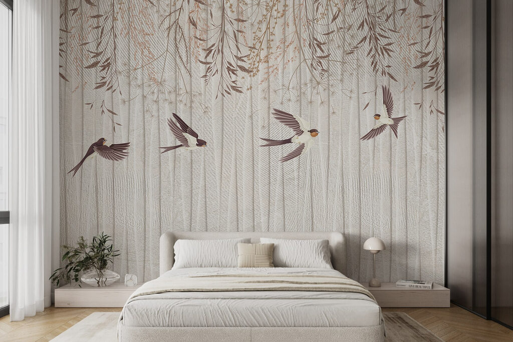Rondini sotto rami pendenti — ambiente 3