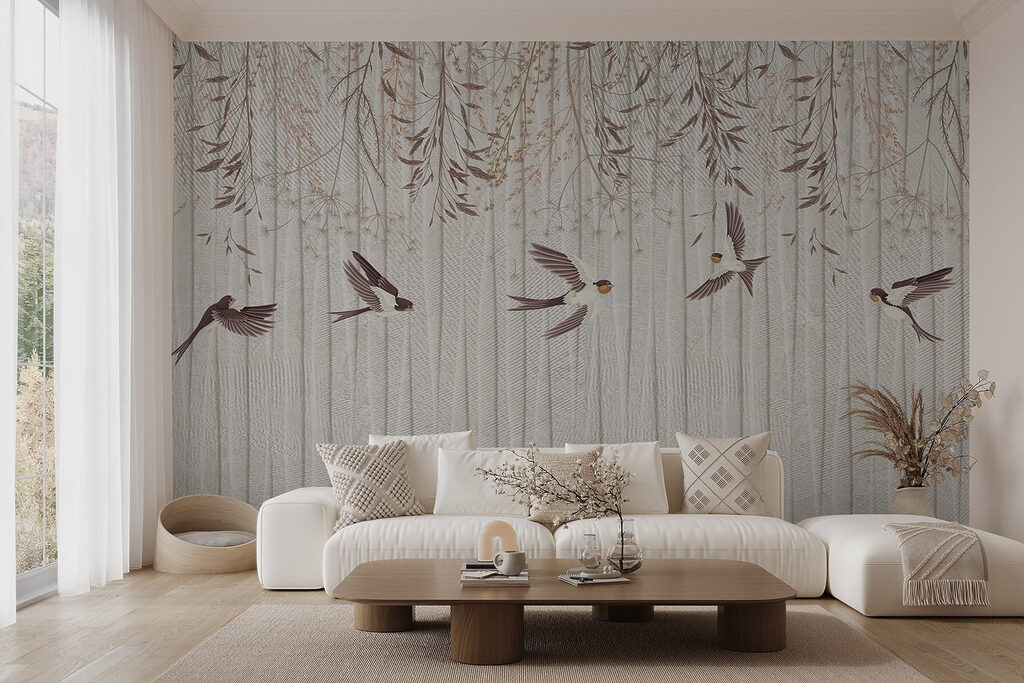 Rondini sotto rami pendenti — ambiente 4