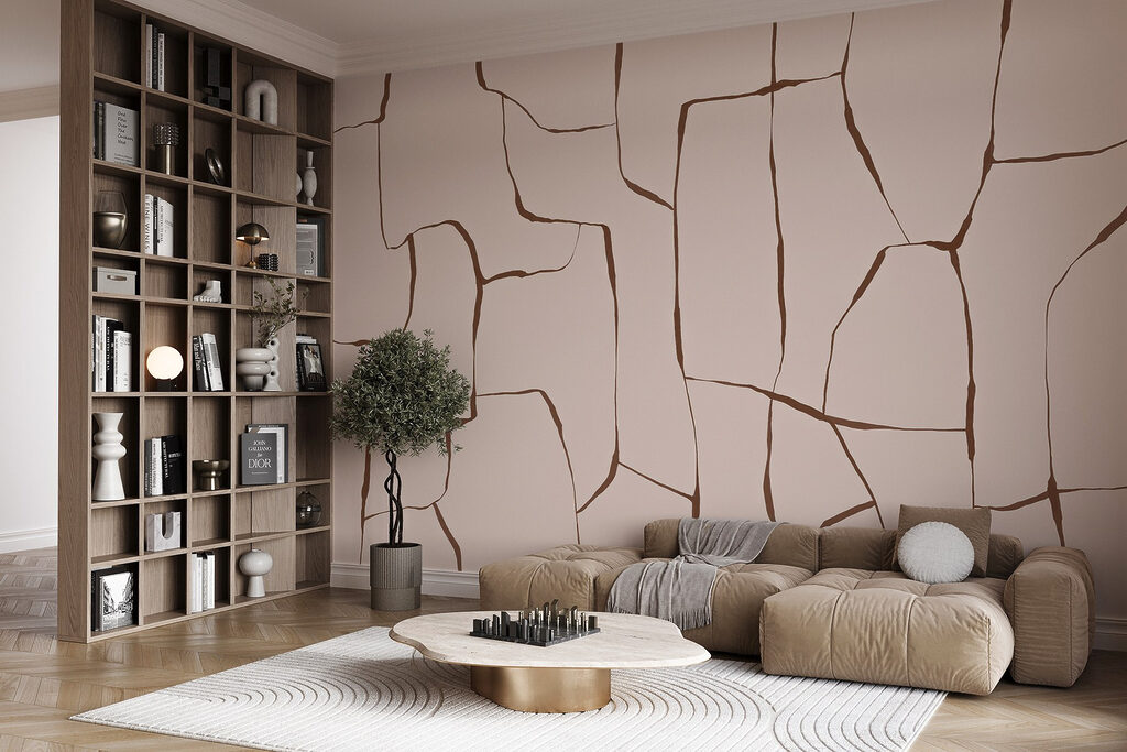 Linee spezzate come crepe — ambiente 3