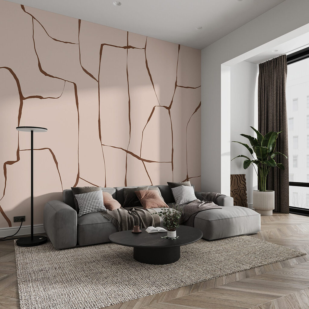 Linee spezzate come crepe — ambiente 4