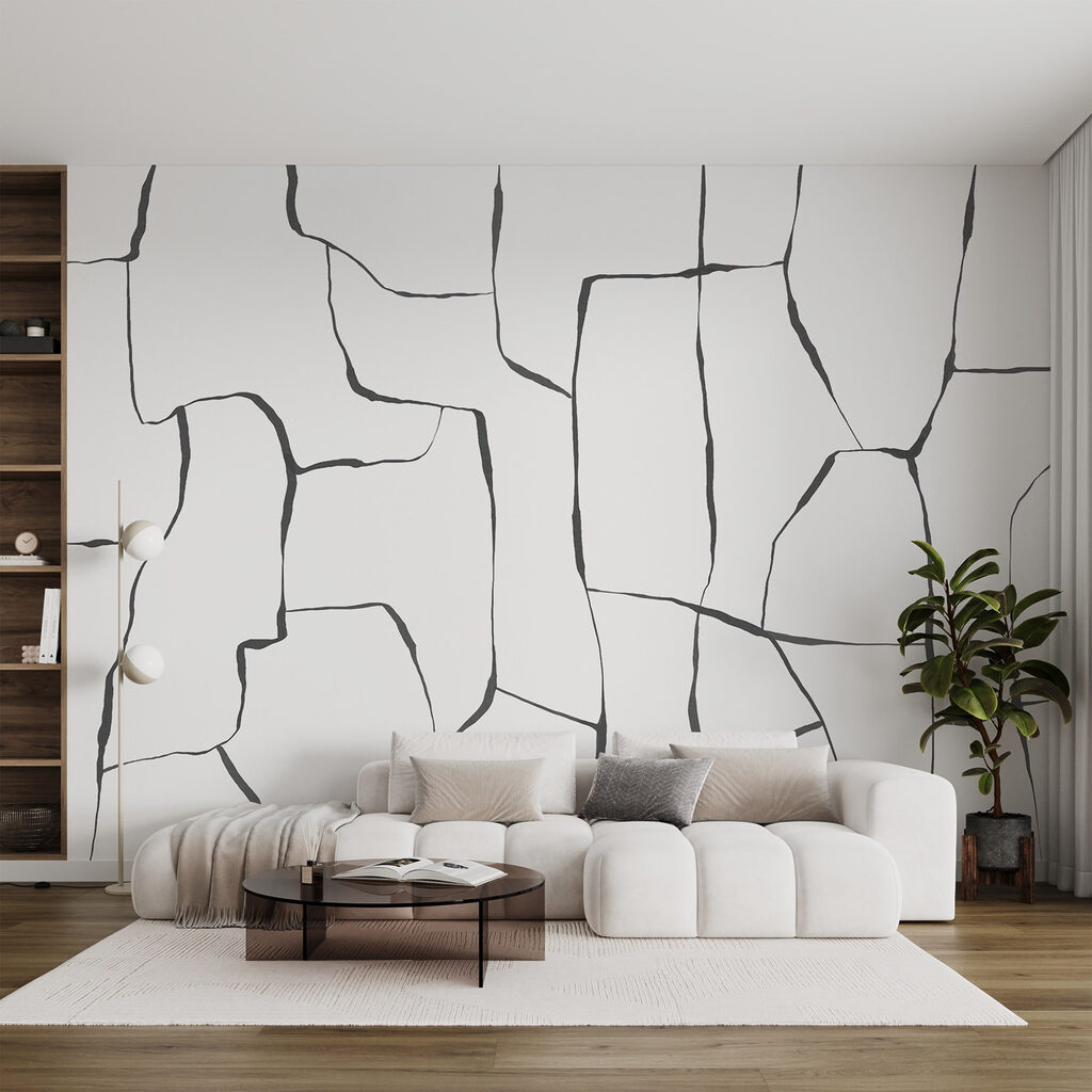 Linee spezzate come crepe — ambiente 2