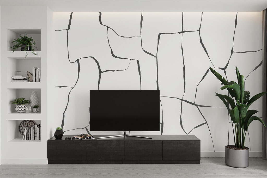 Linee spezzate come crepe — ambiente 4