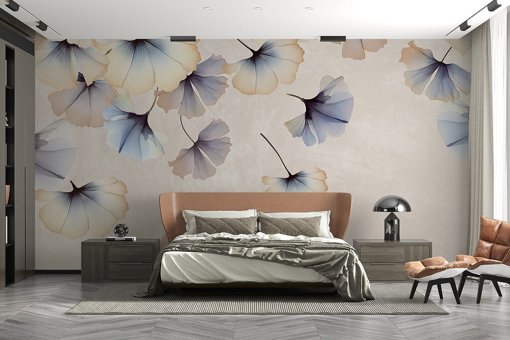 Foglie di ginkgo blu — ambiente 3