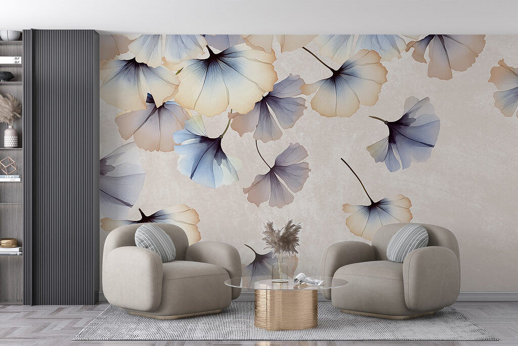 Foglie di ginkgo blu — ambiente 5