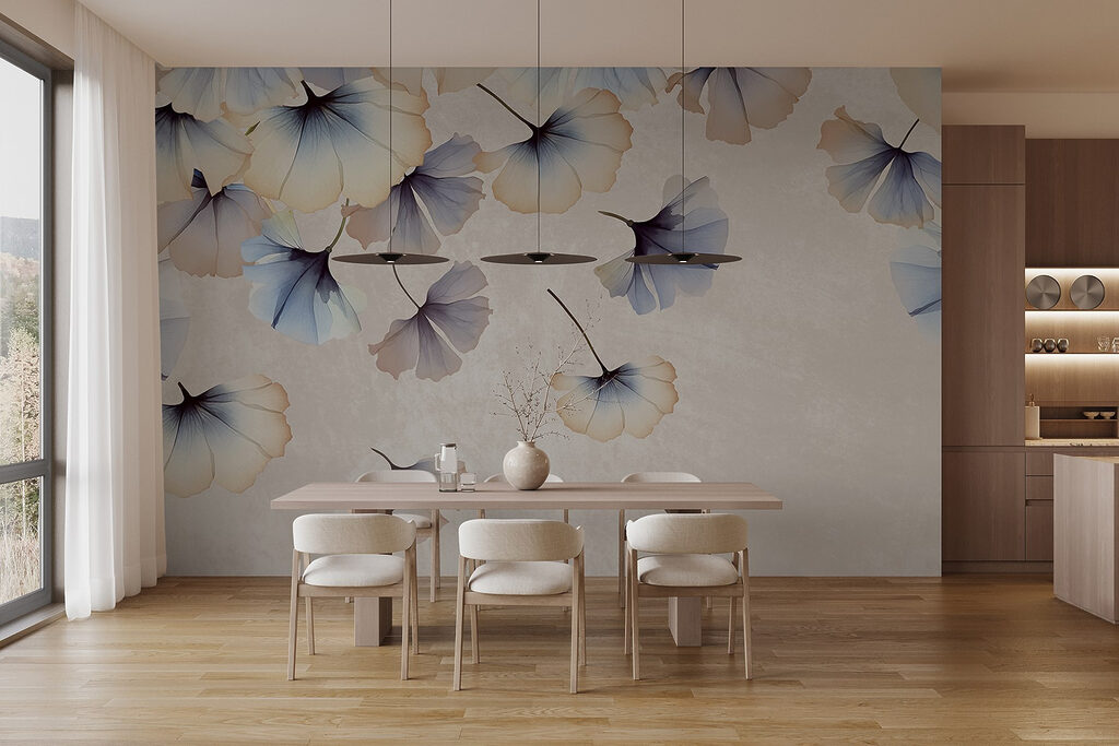 Foglie di ginkgo blu — ambiente 6