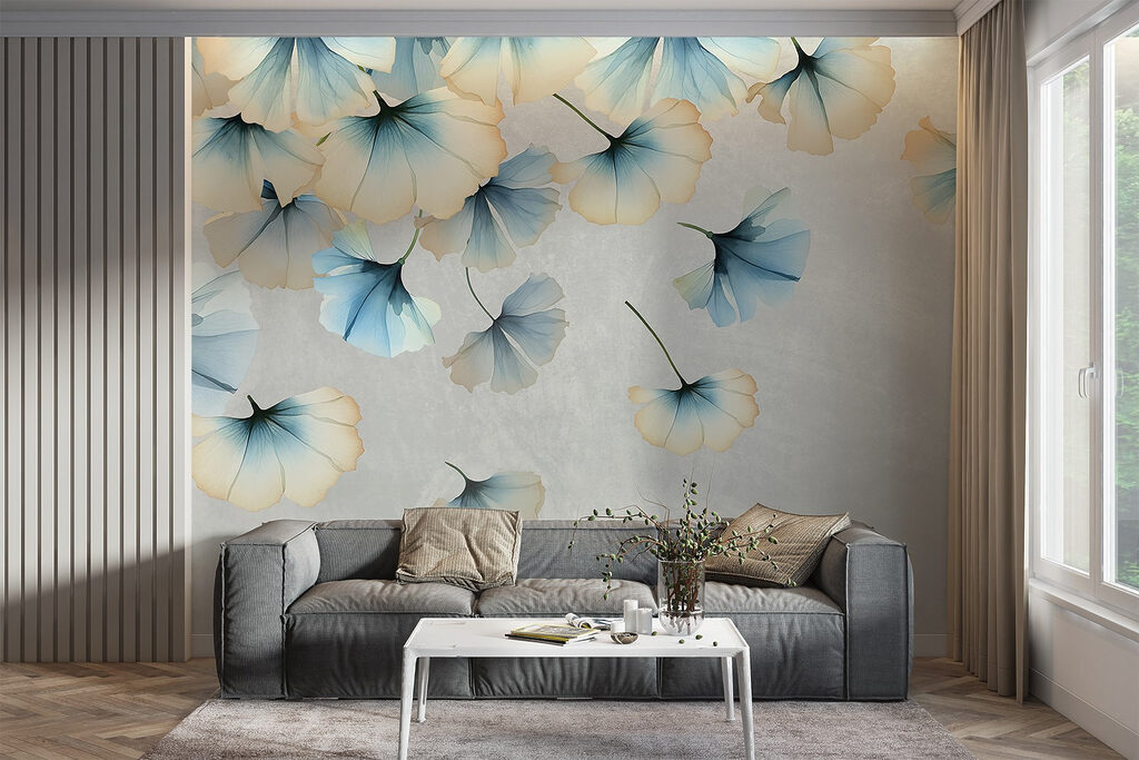 Foglie di ginkgo blu — ambiente 3